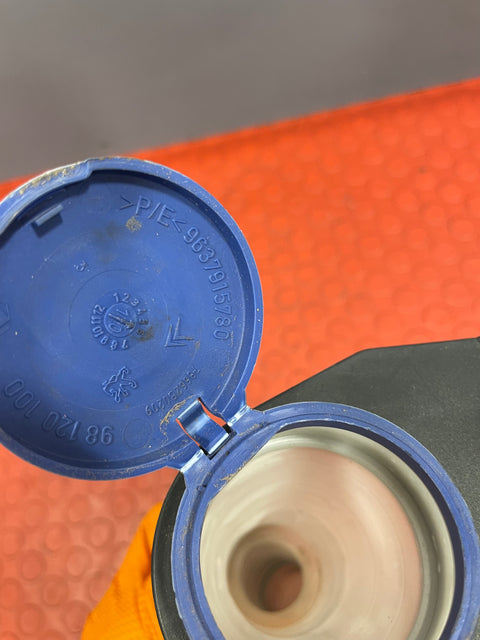 Citroen Dispatch/Peugeot Expert/Toyota Proace/Fiat Scudo MK2 WINDSCREEN WASHER FILLER NECK w/ CAP & MOUNTING TRIM 2008-2016 P/N 9656581880