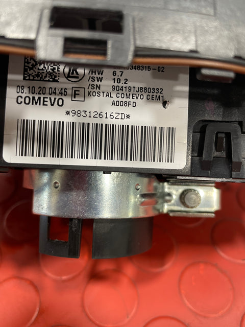 Peugeot Partner/Citroen Berlingo/Vauxhall Combo/Toyota Proace City AUTOMATIC STALKS AND SQUIB WITH PADDLE SHIFT CONTROLS AND CRUISE CONTROL 2020 P/N 98312616ZD