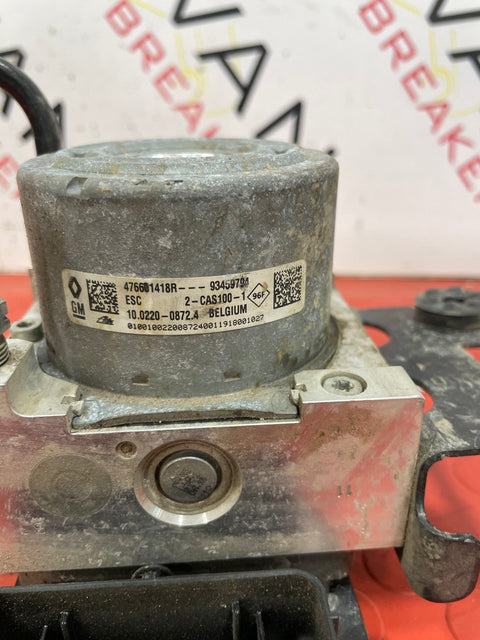 Renault Traffic ABS PUMP AND CONTROL MODULE 2014-2019 1.6 P/N 93459794