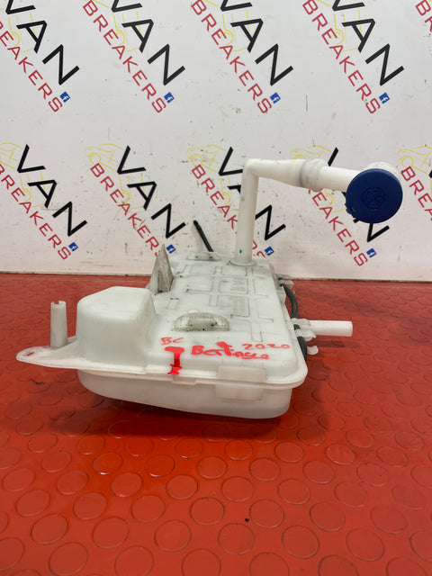 Citroen Berlingo/Peugeot Partner Vauxhall Combo WINDSCREEN WASHER BOTTLE WITH PUMP AND FILLER NECK 2019-2023 P/N 9817300980