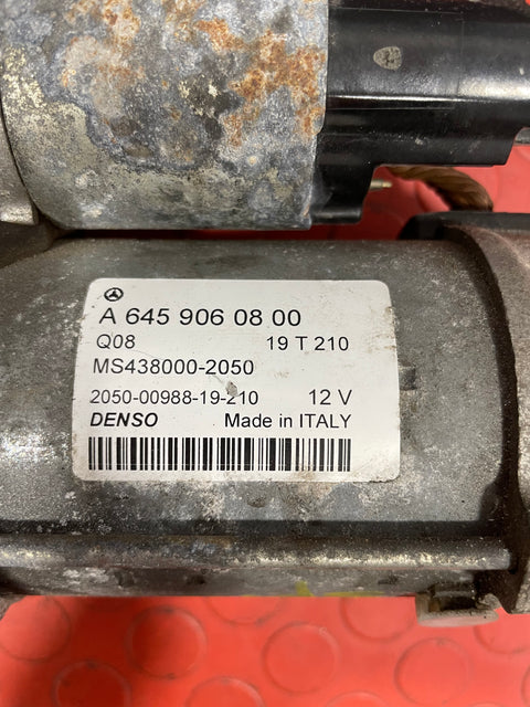 Mercedes Benz Sprinter STARTER MOTOR ASSEMBLY 2019 P/N A6459060800