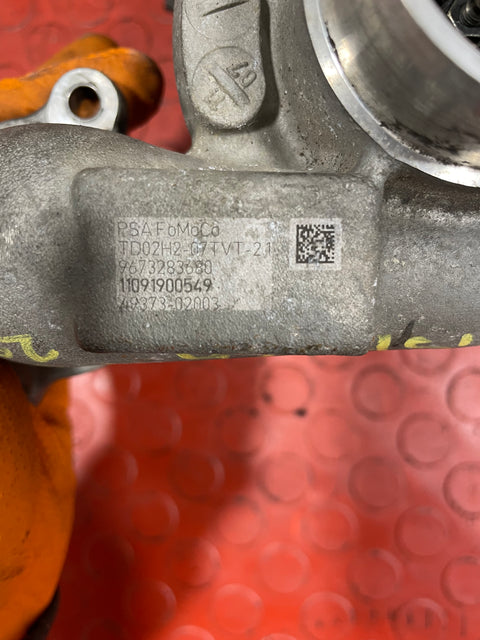 Citroen Dispatch/Peugeot Expert/Toyota Proace/Fiat Scudo TURBOCHARGER with ACTUATOR (3 Pin) 1.6 2008-2016 P/N 9673283680 - 20