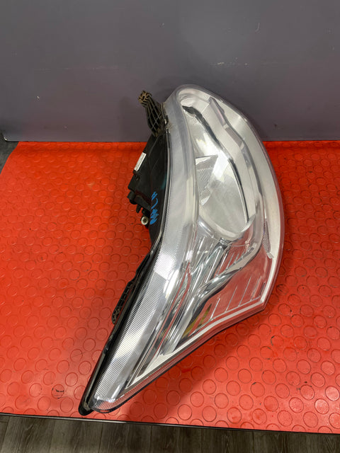 Ford Transit HEADLIGHT HALOGEN BULB with LED DRL CHROME Driver's Side 2013-2018 P/N BK3113D152AE / BK3113D152B