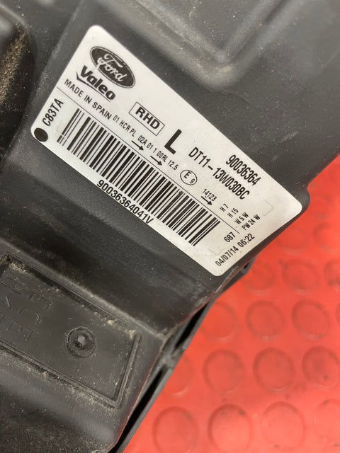 Ford Transit Connect HEAD LIGHT ASSEMBLY Passenger's Side (Broken Lower Mounting Point) 2013-2018 P/N DT1113W030BC