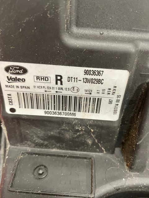 Ford Transit Connect HEADLIGHT ASSEMBLY Mk2 2014-2018 Driver's Side P/N DT1113W029BC