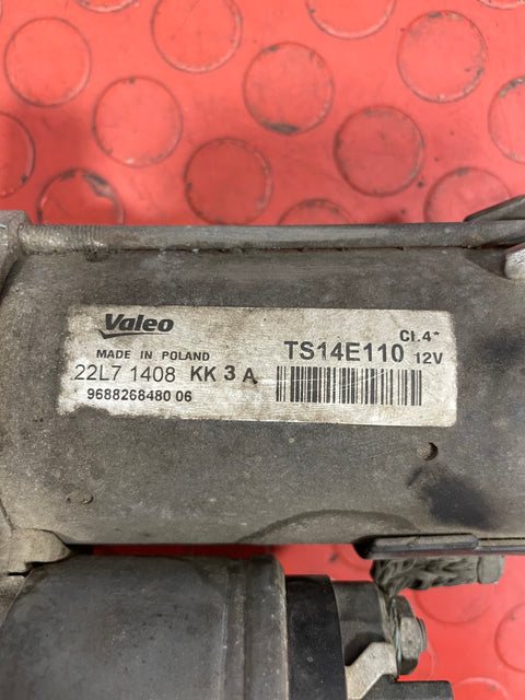 Citroen Berlingo/Peugeot Partner/Vauxhall Combo/Toyota Proace City STARTER MOTOR ASSEMBLY 1.6/1.5 12V 2016-2024 P/N 9688268480 - 6 / TS14E110