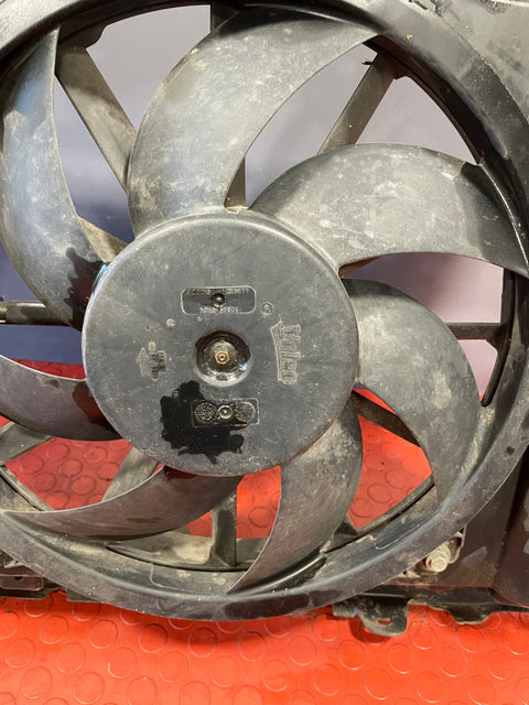 Citroen Berlingo/Peugeot Partner COOLING FAN ASSEMBLY WITH INTERCOOLER RAD 2008-2015 P/N M153277