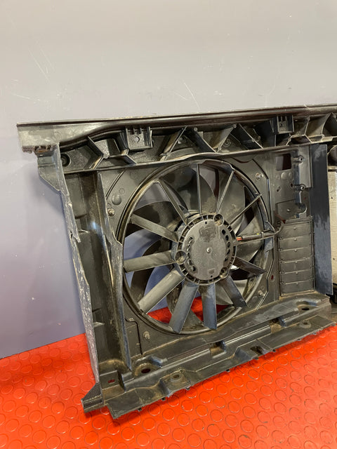 Citroen Berlingo/Peugeot Partner COOLING FAN ASSEMBLY WITH INTERCOOLER RAD 2008-2015 P/N M153277