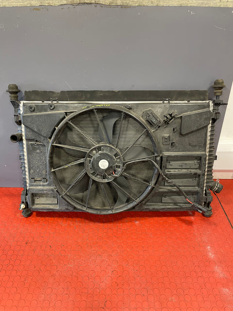 Ford Transit Custom COMPLETE RADIATOR,FAN,AC CONDENSER 2.2 2013-2016 P/N GK218005BB - 1 / BK218C607DA / GK218C342BC