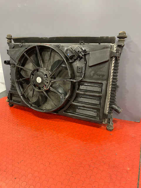 Ford Transit Custom COMPLETE RADIATOR,FAN,AC CONDENSER 2.2/2.0 2013-2018 P/N GK218005BB - 2 / BK218C607DA / GK218C342BC