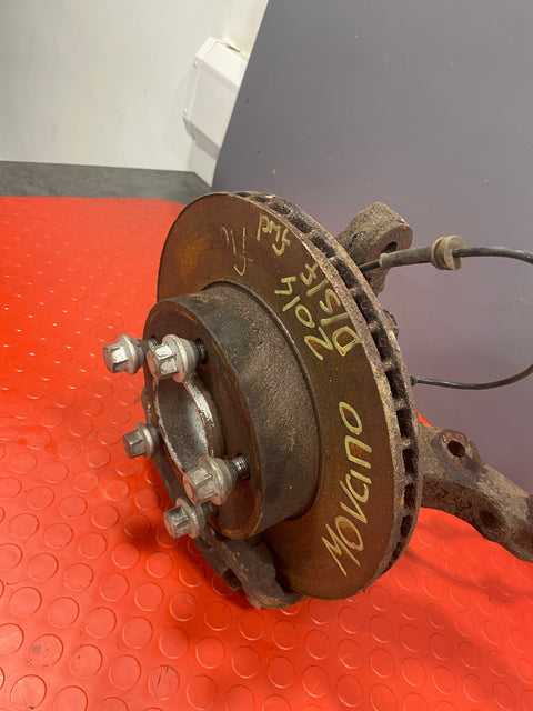 Vauxhall Movano/Renault Master FRONT WHEEL HUB RIGHT SIDE FWD W/ SPEED SENSOR & STUD BOLTS 2014