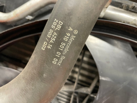 Mercedes Sprinter COOLING SYSTEM RADIATOR PACK,TURBO INTERCOOLER,AC CONDENSER,FAN,HOSES FWD 2019 P/N A9105000200 / A9105010900 / A4479060212 / 3136613503