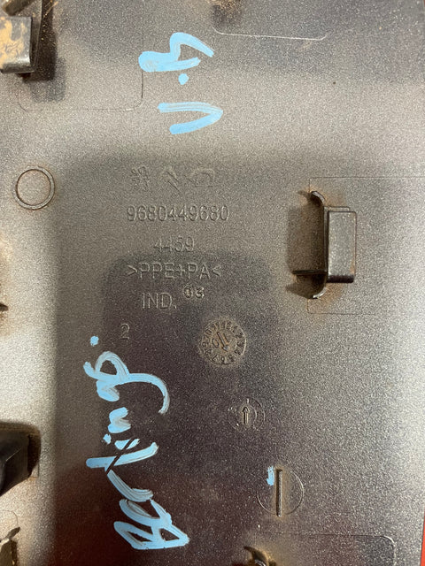 Citroen Berlingo/Peugeot Partner FUEL DOOR COVER/FUEL FILLER FLAP (Iron Grey) 2008-2018 P/N 9680449680 - 2