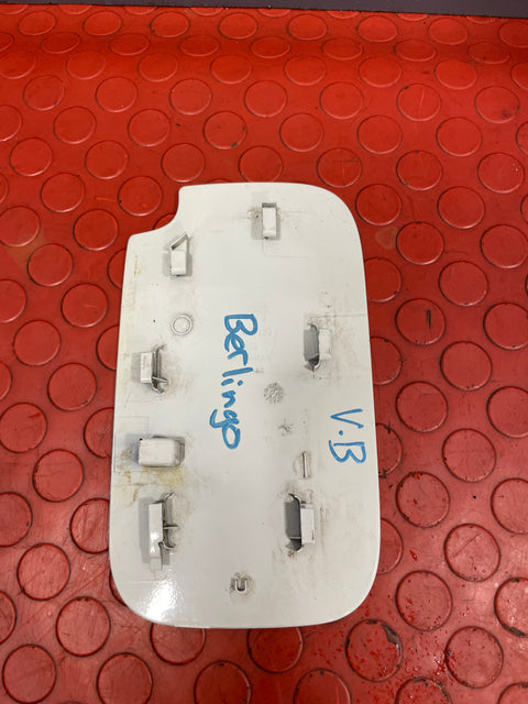 Citroen Berlingo/Peugeot Partner FUEL DOOR COVER/FUEL FILLER FLAP ( White ) 2008-2018 P/N 9680449680 - 4