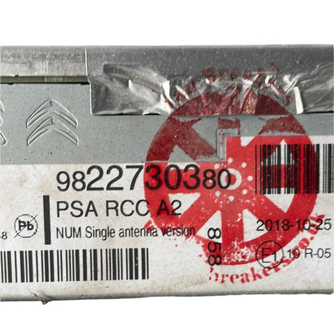 2018 Citroen Dispatch Radio/Bluetooth Headunit