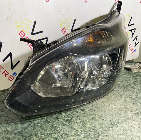 Ford Transit Custom HEADLIGHT LH PSSENGER SIDE (BLACK INTERIOR) 2013-2018 P/N BK2113W030AJ