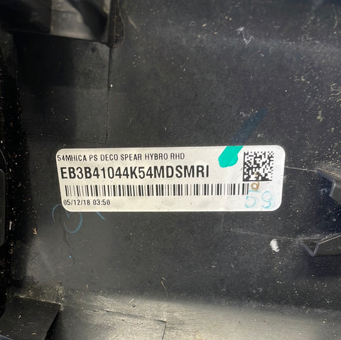 2017 Ford Ranger wildtrak dash trim