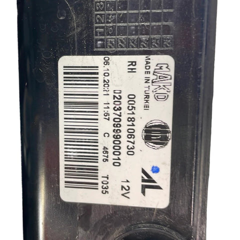 2010-2021 Fiat Doblo O/S Taillight