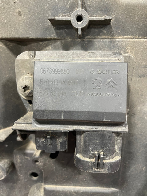 Citroen Berlingo/Peugeot Partner RADIATOR AND FAN W/ FRAME 1.6 2008-2016 P/N 9682720480 - 2 / FC2010M153277