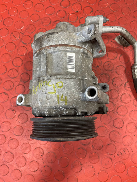 Citroen Berlingo/Peugeot Partner AIR CONDITIONING PUMP (2Pin) With Hoses 2008-2016 P/N 9802875780 - 10