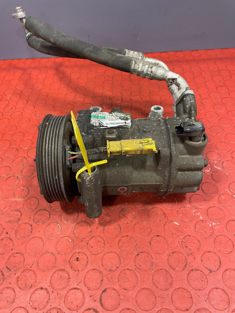 Citroen Berlingo/Peugeot Partner AIR CONDITIONING PUMP W/ HOSE (2Pin) 2011-2018 P/N 9678656080 - 7