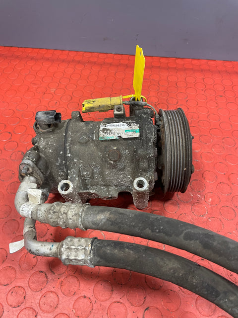 Citroen Berlingo/Peugeot Partner AIR CONDITIONING PUMP W/ HOSE (2Pin) 2011-2018 P/N 9678656080 - 7