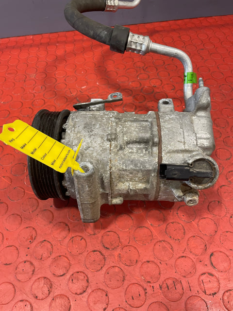 Citroen Berlingo/Peugeot Partner AIR CONDITIONING PUMP (2Pin) (Damaged Pulley) 2008-2016 P/N 9802875780 - 9