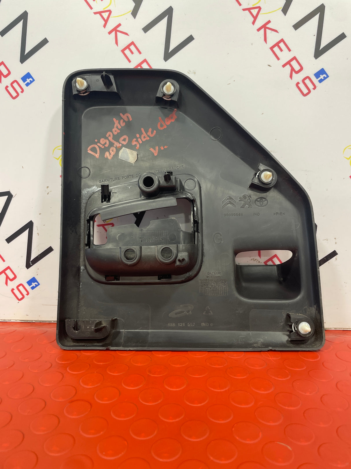 Dispatch Expert Proace SLIDING DOOR INNER HANDLE 2019-2023   P/N 98099548