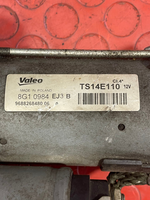 Citroen Berlingo/Peugeot Partner/Vauxhall Combo/Toyota Proace City STARTER MOTOR 1.6/1.5 12V 2016-2024  P/N 9688268480 - 9 / TS14E110