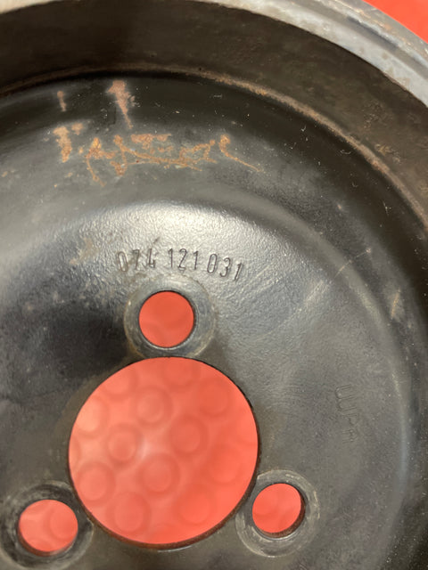 Volkswagen Crafter/Transporter POWER STEERING PUMP PULLEY 2014 P/N 074121031