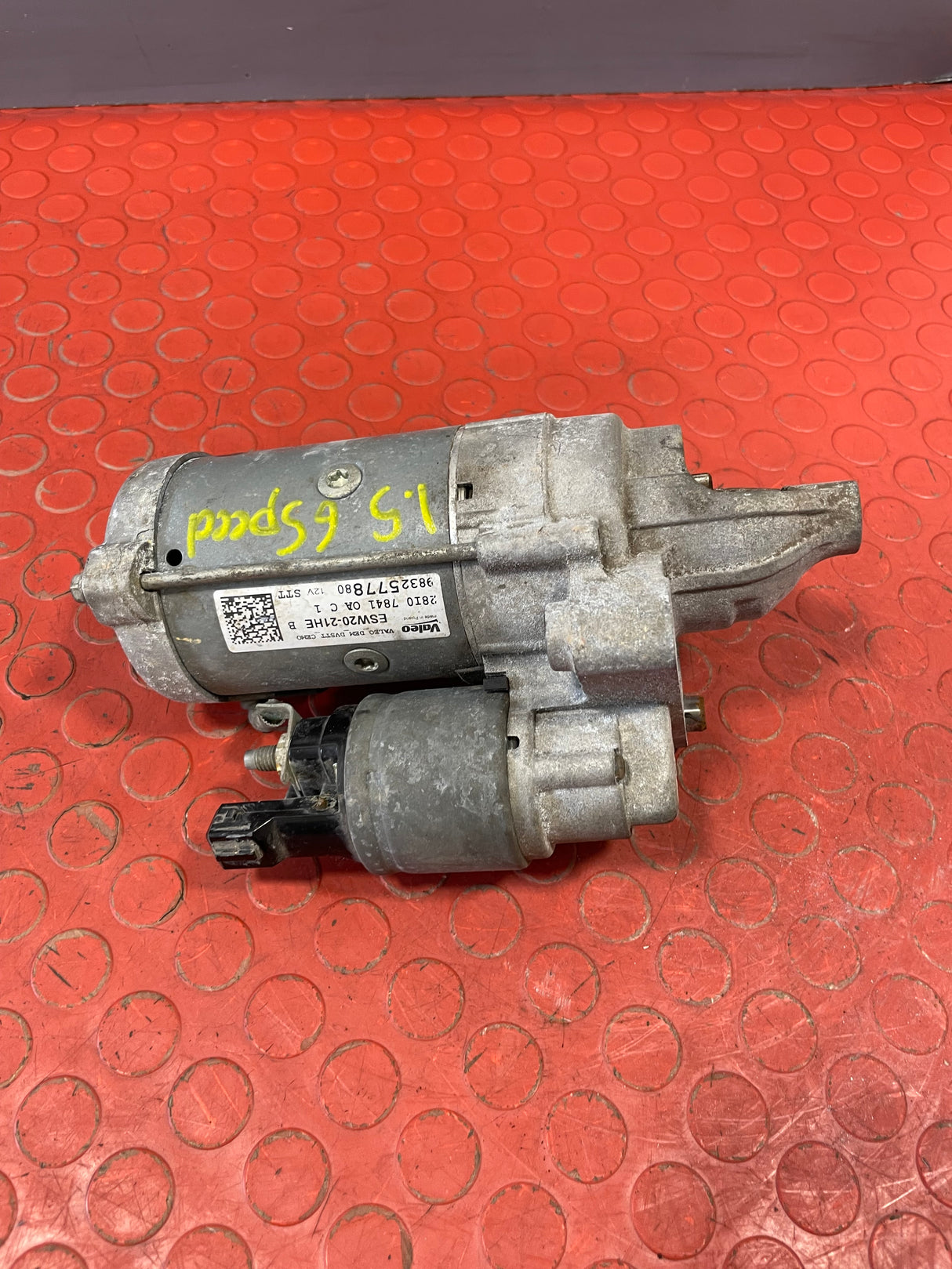 Citroen/Peugeot/Vauxhall/Toyota/Fiat STARTER MOTOR 6 Speed 1 PIN 1.5 2016-2025 P/N 9832577880 - 9
