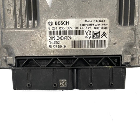 Citroen Berlingo/Peugeot Partner ENGINE ECU 1.5 2020 P/N 9832694380