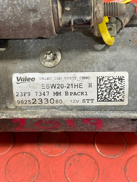 Peugeot Partner/Citroen Berlingo STARTER MOTOR 2018-2025 1.5 BlueHDI P/N 9825233080