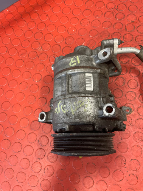 Citroen Berlingo/Peugeot Partner AIR CONDITIONING PUMP (2Pin) With Hoses (Damaged Pulley) 2008-2016 P/N 9802875780 - 11