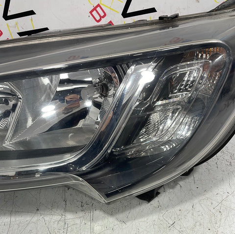 Citroen Relay/Peugeot Boxer/Fiat Ducato PASSENGER SIDE HEADLIGHT (BLACK INSERT) 2014-onward P/N 1375103080