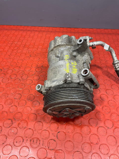 Citroen Berlingo/Peugeot Partner AIR CONDITIONING PUMP W/ HOSE (2Pin) 2011-2018 P/N 9678656080 - 6