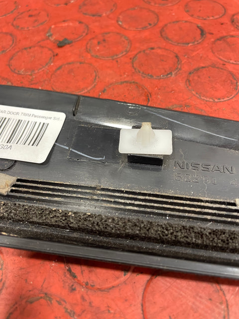 Nissan Navara D23 REAR DOOR TRIM Passenger Side 2015-2021 P/N 822914JG0A
