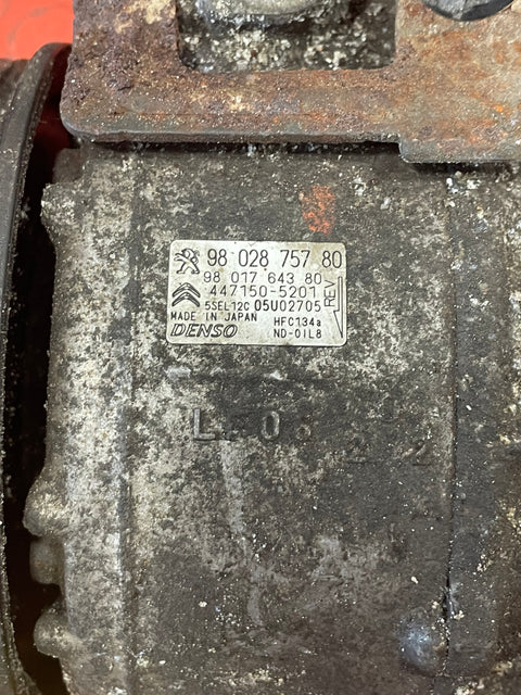 Citroen Berlingo/Peugeot Partner AIR CONDITIONING PUMP (2Pin) 2008-2016 P/N 9802875780 - 4