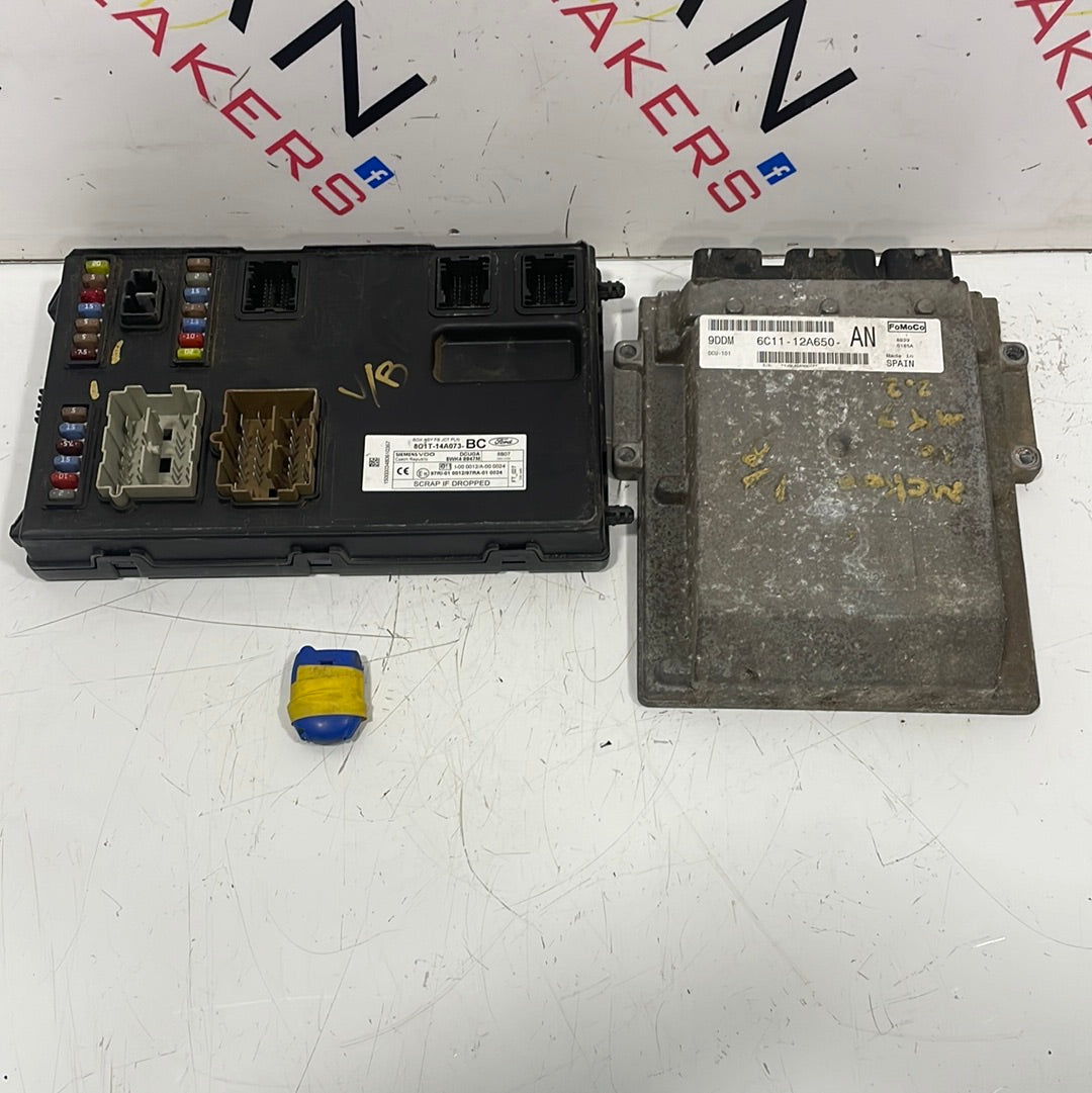 Ford Transit MK7 BSI KIT WITH KEY CHIP 2.2 FWD 2006/2013 P/N 6C1112A650AN