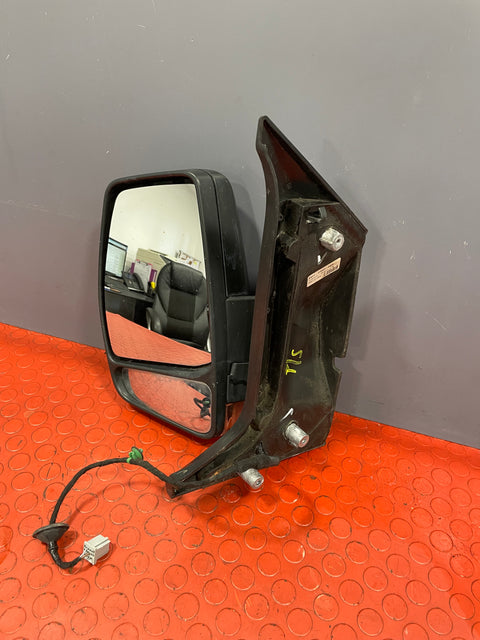 Ford Transit Custom PASSENGER'S SIDE WING MIRROR (Black 2pins) 2013-2018 P/N BK2117683CEW - 1