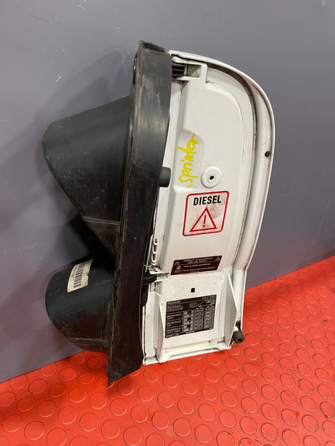 Mercedes Benz Sprinter COMPLETE FUEL FILLER CAP COVER & HOUSING (White) P/N D4010021