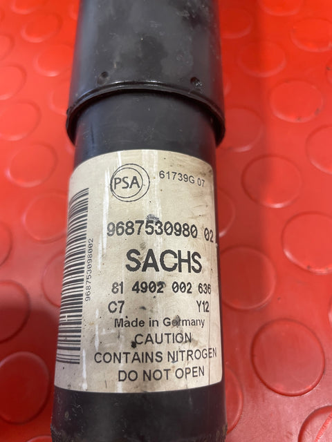 Citroen Berlingo/Peugeot Partner   PASSENGER SIDE REAR SHOCK ABSORBER  (2008-2018)  P/N 9687530980