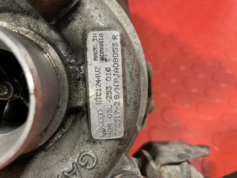 Volkswagen Golf TURBO CHARGER ASSEMBLY (3Pin/socket w/ minor snap) 2008-2013 P/N 04L971501A / GTC1244VZ