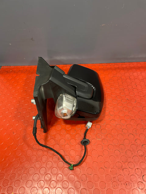Ford Transit Custom WING MIRROR (Gloss Black / 8wire) Passenger's Side 2019-2023 P/N JK2117E715LCW