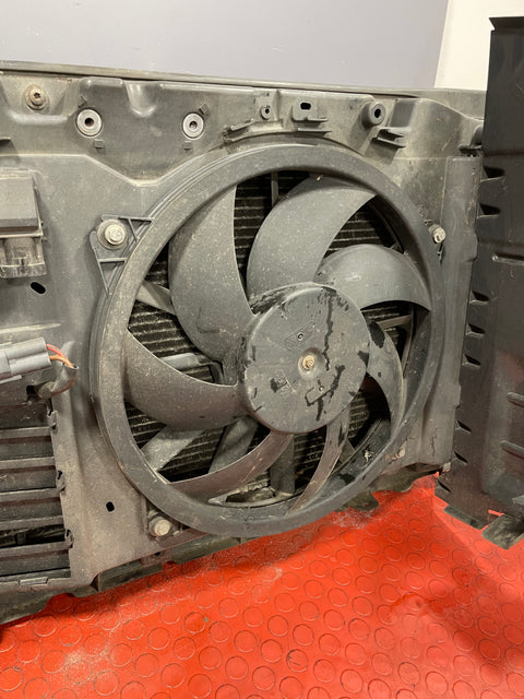 Citroen Berlingo/Peugeot Partner RADIATOR /TURBO INTERCOOLER/FAN ASSEMBLY/AIRCON CONDENSER 1.6 2008-2015 P/Ns 9680533480 / M153277 / 968272048