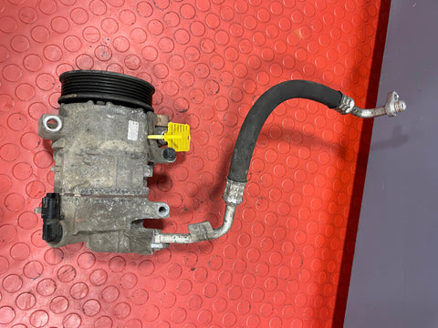 Citroen Berlingo/Peugeot Partner AIR CONDITIONING PUMP W/ HOSE (2Pins) 2008-2016 P/N 9802875780 - 1