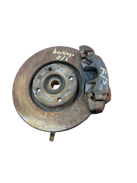 Citroen Berlingo/Peugeot Partner FRONT WHEEL HUB W/ BRAKE CALIPER Driver's Side 2008-2018 P/N 9670614080 - 3