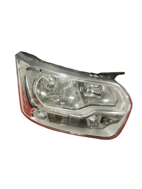 Ford Transit HEADLIGHT HALOGEN BULB With LED DRL CHROME Driver's Side O/S 2013-2018 P/N BK3113D152B / BK3113D152AD