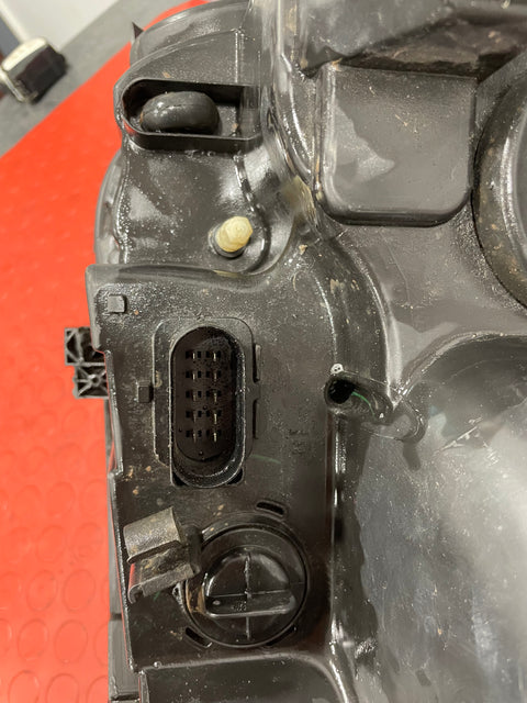 Ford Transit HEADLIGHT HALOGEN BULB With LED DRL CHROME Driver's Side O/S 2013-2018 P/N BK3113D152B / BK3113D152AD