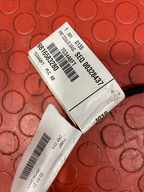 Citroen Dispatch/ Peugeot Expert/Toyota Proace/Vauxhall Vivaro PASSENGER'S SIDE SLIDING DOOR WIRING LOOM 2016-2024 P/N 9816583280